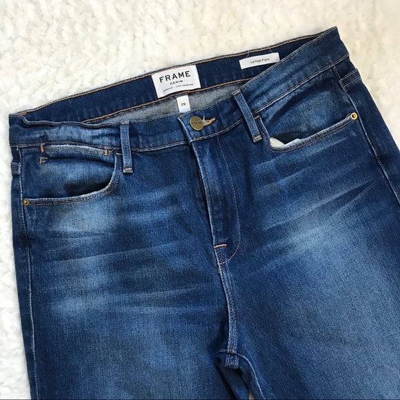 Frame Denim Denim - Frame Medium Wash Le High Flare Jeans